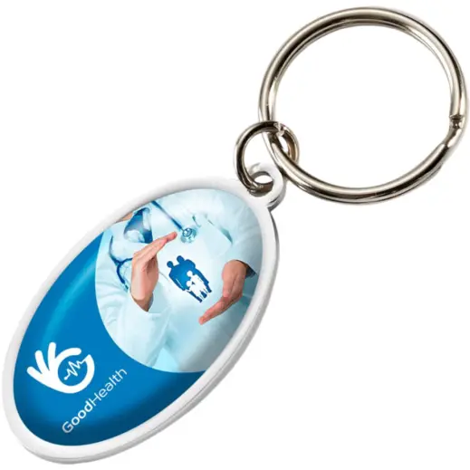 Altitude The Oval Dome Keyholder Branded Blue